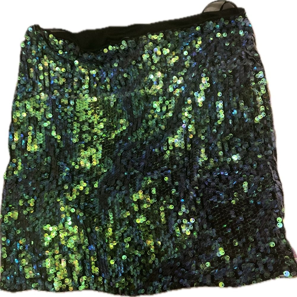 Miss Selfridge Sequin Mini Skirt